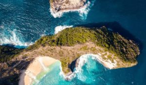 Keelokan Wisata Diamond Beach di Nusa Penida, Bali Menyerupai Dinosaurus (Foto: unsplash.com)