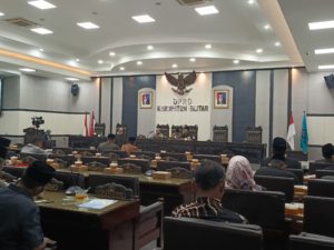 DPRD Kabupaten Blitar telah menyampaikan pandangan umum terhadap LKPJ Tahun 2023 (doc: Istimewa)