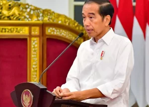 Presiden Joko Widodo (Jokowi) saat menyampaikan pengarahan dalam Sidang Kabinet Paripurna di Istana Negara, Jakarta