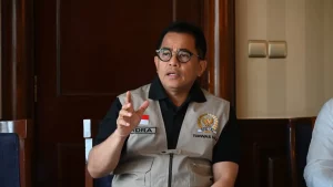 Sekretaris Jenderal (Sekjen) DPR RI Indra Iskandar saat mengikuti Timwas Pelaksanaan Haji DPR RI