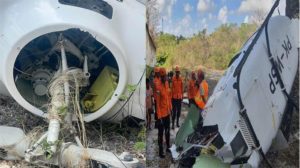 Kemenhub menegaskan bahwa helikopter yang kecelakaan di Pantai Suluban, Kabupaten Badung, Bali pada Jumat (17/7), disebabkan benang layangan.