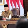 Presiden Prabowo Subianto didampingi Wapres Gibran Rakabuming Raka memimpin sidang perdana Kabinet Merah Putih di Istana.