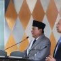 Presiden Prabowo Subianto saat melakukan pertemuan bilateral bersama Perdana Menteri (PM) Malaysia Anwar Ibrahim di Kuala Lumpur, Malaysia, Senin 27 Januari 2025.