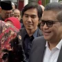 Sekretaris Jenderal (Sekjen) PDIP Hasto Kristiyanto di Gedung KPK, Kuningan, jakarta selatan.