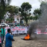 Polri mengerahkan 1.623 personel gabungan untuk mengamankan aksi unjuk rasa di Patung Kuda, Monas, Jakarta Pusat, pada Senin (17/2/2025).