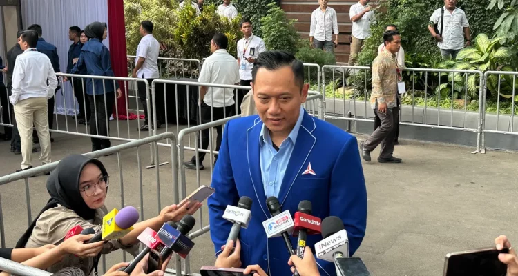 Puncak Hari Ulang Tahun HUT ke-17 Gerindra yang digelar di Sentul International Convention Center, Bogor, Jawa Barat.