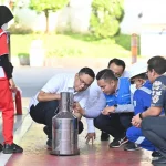 Direktur Utama Pertamina Simon Aloysius Mantiri sidak ke sejumlah SPBU di Jakarta untuk melihat kualitas BBM produk Pertamina.