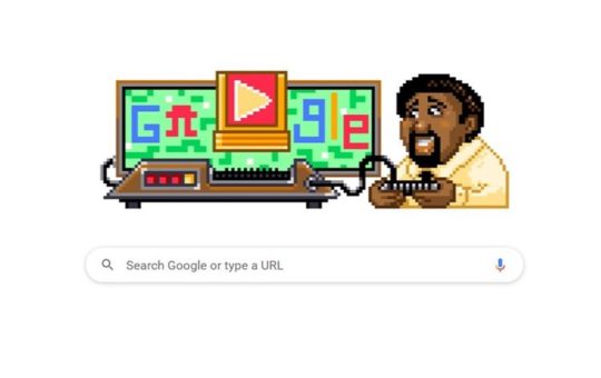Jerry Lawson pelopor video game ditampilkan google doodle hari ini (Sumber: Tangkapan layar Google)