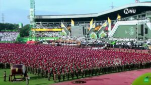Suasana Peringatan Harlah Nadhatul Ulama Syubbanul Wathon Menggema (Foto: YouTube TVNU Televisi Nadhatul Ulama)