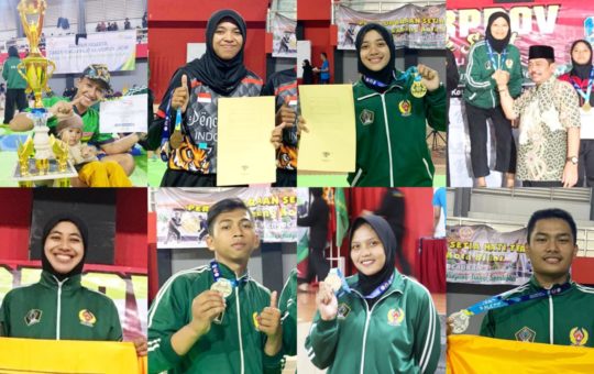 Potret kemenangan atlet-atlet Golden Silat Club dalam Kejurprov Jawa Timur 2023 (Foto: Istimewa)