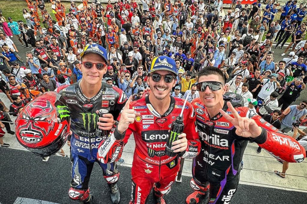 Potret pemenang MotoGP Pertamina Grand Prix 2023 (Foto: Instagram @motogp)