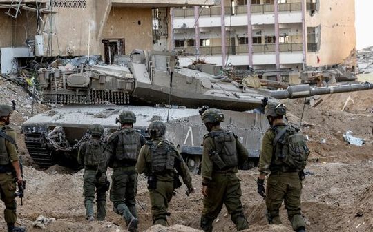 Ilustrasi Tank militer Israel berada di jantung Gaza City (dok. REUTERS)