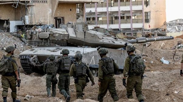 Ilustrasi Tank militer Israel berada di jantung Gaza City (dok. REUTERS)