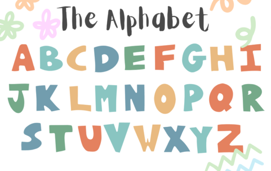 Abjad bahasa Inggris disebut alphabet dan mirip dengan bahasa Indonesia, terdiri dari 26 huruf dari A hingga Z.