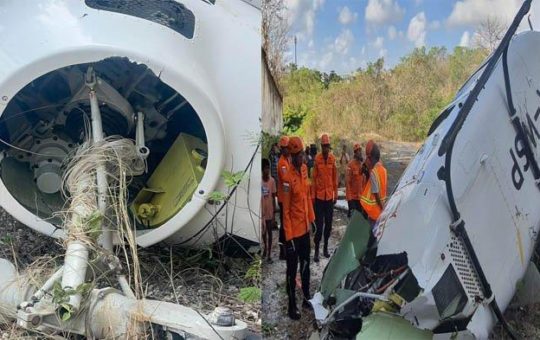Kemenhub menegaskan bahwa helikopter yang kecelakaan di Pantai Suluban, Kabupaten Badung, Bali pada Jumat (17/7), disebabkan benang layangan.