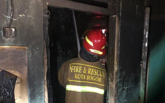 Satu Unit Rumah di Kota Bogor Terbakar.