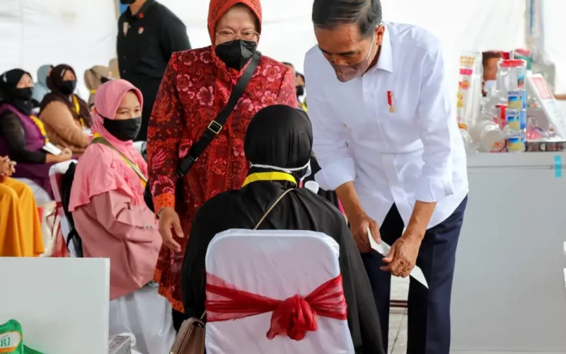 Jokowi dan Tri Rismaharini.