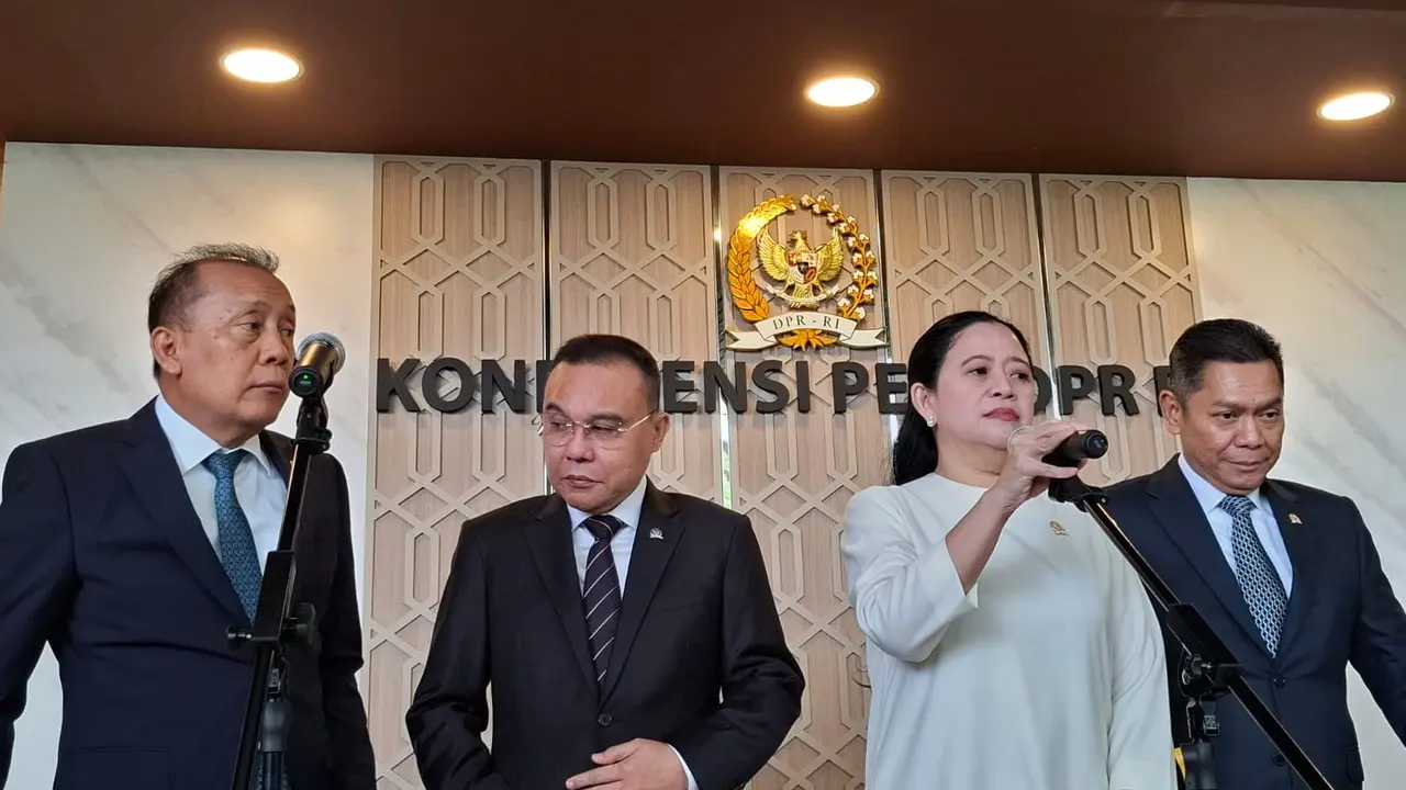 Ketua DPP PDIP Puan Maharani di Kompleks Parlemen, Senayan, Jakarta, Kamis
