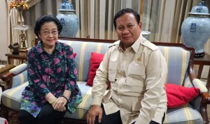Pertemuan Prabowo Subianto dengan Megawati Soekarnoputri.